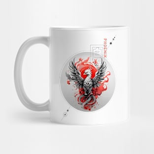 Phoenix AI east japan china ink design Mug